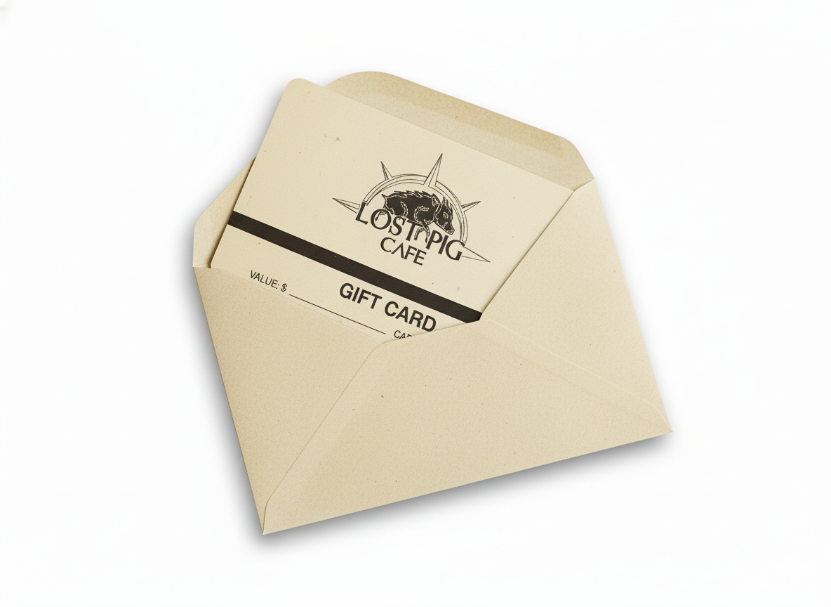 Lost Pig Cafe Gift Card